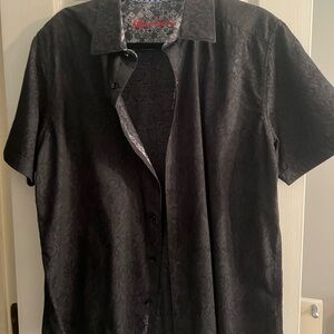 Robert Graham Black Short Sleeve Shirt